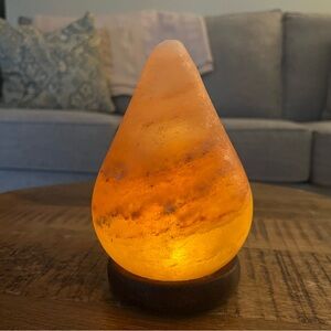 Battery Powered Tear Drop Himalayan Salt Lamp